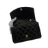 CHANEL VINTAGE DIANA SMALL CHAIN SHOULDER BAG BLACK LAMB SKIN 90286602 - PURPOSE