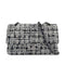 CHANEL VINTAGE MATELASSE CHAIN SHOULDER BAG BLACK WHITE TWEED 90286604 - PURPOSE