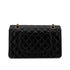 CHANEL VINTAGE CLASSIC FLAP MEDIUM CHAIN SHOULDER BAG BLACK LAMB SKIN 90286625 - PURPOSE