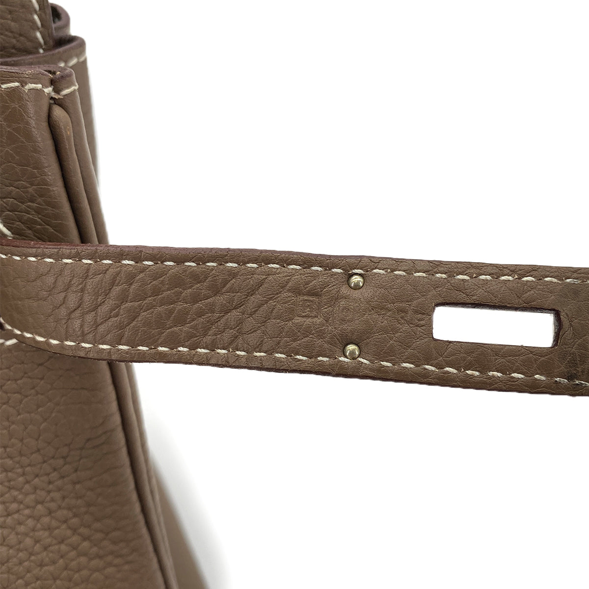 HERMES BIRKIN 30 ETOUPE TAURILLON CLEMENCE HAND BAG □R SHW 90286856