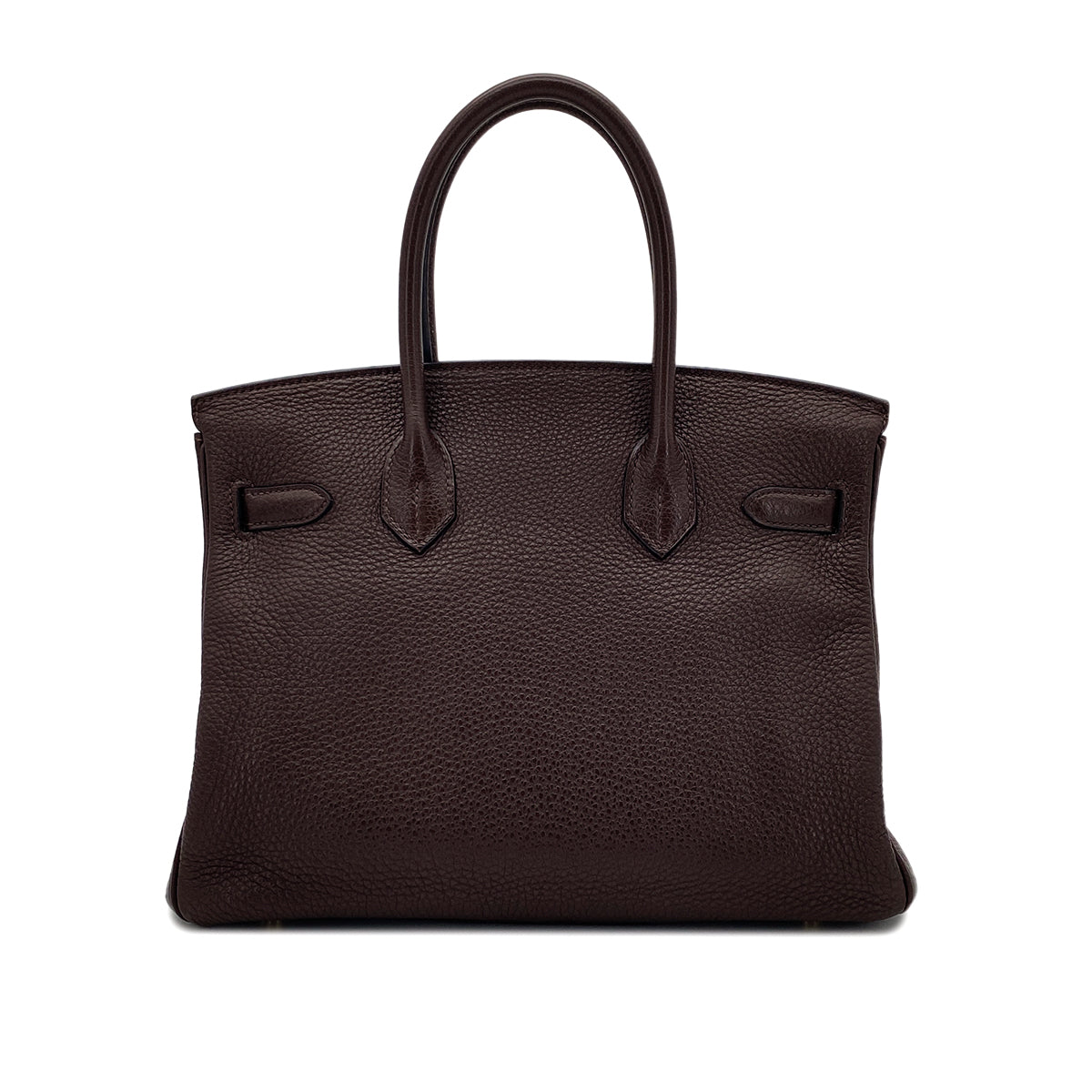 HERMES BIRKIN 30 CHOCOLAT TOGO HAND BAG □N GHW 90286859