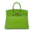 HERMES BIRKIN 35 APPLE GREEN VEAU SWIFT HAND BAG □C GHW 90286860 - PURPOSE