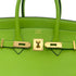 HERMES BIRKIN 35 APPLE GREEN VEAU SWIFT HAND BAG □C GHW 90286860 - PURPOSE