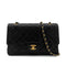 CHANEL VINTAGE CLASSIC FLAP MEDIUM CHAIN SHOULDER BAG BLACK LAMB SKIN 90286862 - PURPOSE