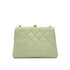 CHANEL VINTAGE COCOMARK MATELASSE CHAIN SHOULDER BAG LIGHT GREEN LAMB SKIN 90286864 - PURPOSE