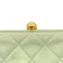 CHANEL VINTAGE COCOMARK MATELASSE CHAIN SHOULDER BAG LIGHT GREEN LAMB SKIN 90286864 - PURPOSE