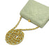 CHANEL VINTAGE COCOMARK MATELASSE CHAIN SHOULDER BAG LIGHT GREEN LAMB SKIN 90286864 - PURPOSE