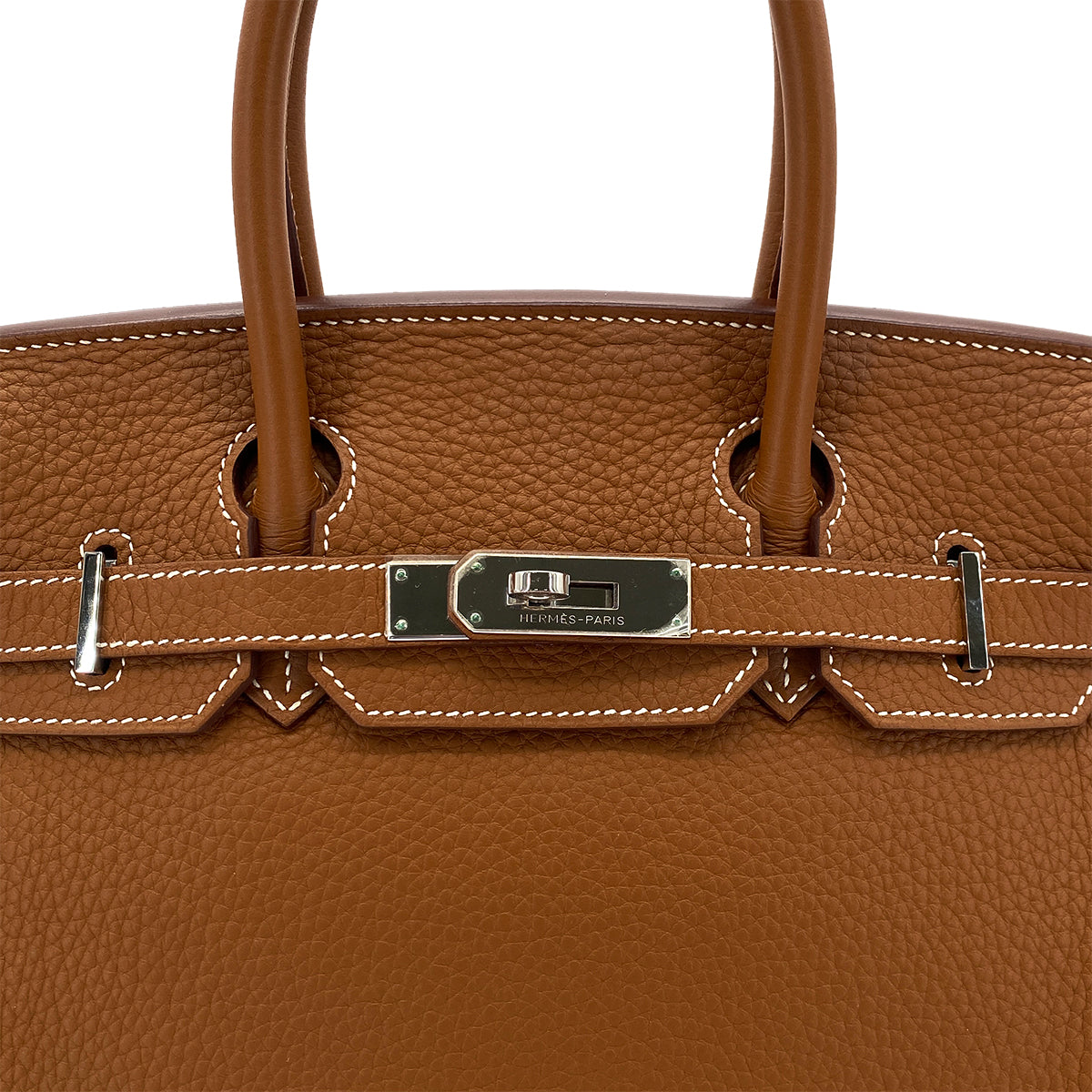 HERMES BIRKIN 30 GOLD TAURILLON CLEMENCE HAND BAG □N SHW 90286865