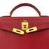 HERMES KELLY 28 SELLIER ROUGE VIF COUCHEVEL HAND SHOULDER BAG 〇X GHW 90286866 - PURPOSE