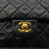CHANEL VINTAGE CLASSIC FLAP MEDIUM CHAIN SHOULDER BAG BLACK LAMB SKIN 90286868 - PURPOSE