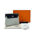 HERMES HER BAG ZIP 20 BLACK VERT MOYEN ECRU VACHE HUNTER TOILE H SHOULDER BAG K 90286869 - PURPOSE