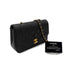 CHANEL VINTAGE DIANA SMALL CHAIN SHOULDER BAG BLACK LAMB SKIN 90286873 - PURPOSE