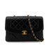 CHANEL VINTAGE MATELASSE CHAIN SHOULDER BAG BLACK LAMB SKIN 90286874 - PURPOSE
