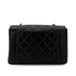 CHANEL VINTAGE MATELASSE CHAIN SHOULDER BAG BLACK LAMB SKIN 90286874 - PURPOSE