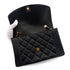 CHANEL VINTAGE MATELASSE CHAIN SHOULDER BAG BLACK LAMB SKIN 90286874 - PURPOSE