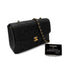 CHANEL VINTAGE MATELASSE CHAIN SHOULDER BAG BLACK LAMB SKIN 90286874 - PURPOSE