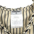 CHANEL SLEEVELESS STRIPE TOPS ECRU GRAY GOLD POLYESTER 36 08P RTW 90286884
