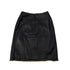 CHANEL VINTAGE LEATHER SKIRT WITH GOLD CHAIN HEM BLACK LAMB SKIN 36 RTW 90286886 - PURPOSE