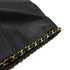 CHANEL VINTAGE LEATHER SKIRT WITH GOLD CHAIN HEM BLACK LAMB SKIN 36 RTW 90286886 - PURPOSE