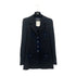 CHANEL VINTAGE COCO BUTTON FOUR POCKET WOOL JACKET BLACK 34 95P RTW 90286887 - PURPOSE