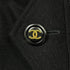 CHANEL VINTAGE COCO BUTTON PENCIL SKIRT BLACK WOOL 38 94A RTW 90286889 - PURPOSE