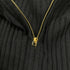 CHANEL VINTAGE COCOMARK LOGO PATCH ZIP LIB KNIT TOPS BLACK CASHMERE 44 96A RTW 90286890 - PURPOSE