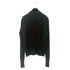 CHANEL VINTAGE COCOMARK LOGO PATCH ZIP LIB KNIT TOPS BLACK CASHMERE 44 96A RTW 90286890 - PURPOSE