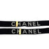 CHANEL VINTAGE SUSPENDER LOGO COCOMARK BLACK WHITE CANVAS LEATHER 90286891 - PURPOSE
