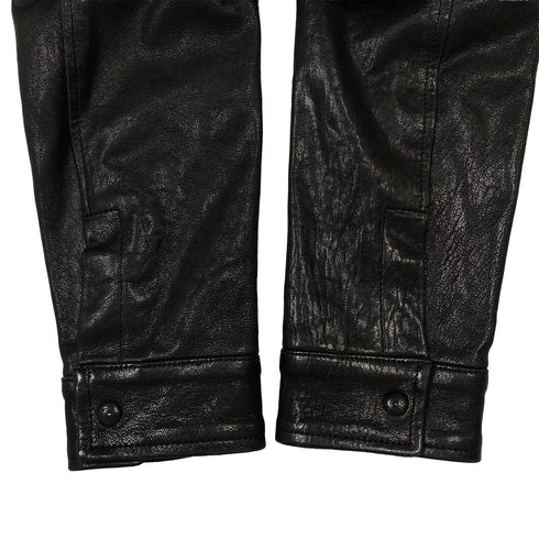 CHANEL JACKET BLACK LAMB SKIN 34 07A RTW 90286893