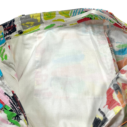 CHANEL VINTAGE CRUISE LINE 1997 COCO BUTTON MULTI COLOR PANTS COTTON 40 97C RTW 90286899 - PURPOSE