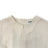 CHANEL SLEEVELESS BLOUSE BACK FRONT BUTTON WHITE SILK 38 01P RTW 90286901