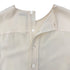 CHANEL SLEEVELESS BLOUSE BACK FRONT BUTTON WHITE SILK 38 01P RTW 90286901