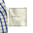 CHANEL COCOMARK GINGHAM CHECK BLOUSE BLUE WHITE COTTON RTW 90286902