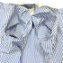 CHANEL COCOMARK GINGHAM CHECK BLOUSE BLUE WHITE COTTON RTW 90286902