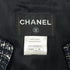 CHANEL COCO BUTTON TWEED JACKET SKIRT SET NAVY COTTON 36 P47 RTW 90286904
