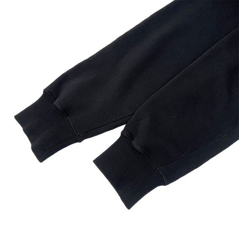 CHANEL ZIP HOODIE BACK COCO PARINT SEQUINS BLACK COTTON S P63 RTW 90286907