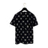 CHANEL VINTAGE LOGO COCOMARK BLOUSE TOPS BLACK WHITE SILK 38 97P RTW 90286908 - PURPOSE