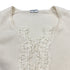 CHANEL KNITTING LACE CARDIGAN SKIRT SET IVORY CASHMERE 36 06C RTW 90286910