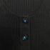 CHANEL VINTAGE COCO BUTTON SLEEVELESS RIB KNIT TOPS BLACK COTTON 36 99P RTW 90286923 - PURPOSE