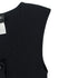 CHANEL VINTAGE COCO BUTTON SLEEVELESS RIB KNIT TOPS BLACK COTTON 36 99P RTW 90286923 - PURPOSE