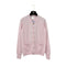 CHANEL MIAMI 2009 CRUISE LINES CARDIGAN COCO BUTTON HEART RHINESTONE PINK BLUE CASHMERE 44 09C RTW 90286924