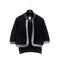 CHANEL VINTAGE COCOMARK TWIN KNIT SEQUINS CARDIGAN SLEEVELESS TOPS BLACK WOOL 38 99A RTW 90286925 - PURPOSE