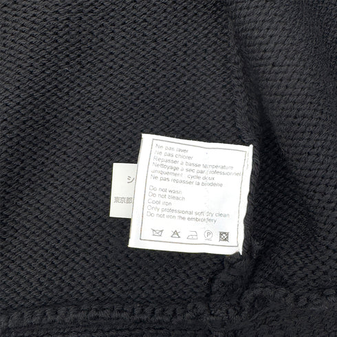 CHANEL VINTAGE COCOMARK TWIN KNIT SEQUINS CARDIGAN SLEEVELESS TOPS BLACK WOOL 38 99A RTW 90286925 - PURPOSE