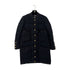 CHANEL VINTAGE COCO BUTTON FOUR POCKET DOWN COAT BLACK 38 RTW 90287075 - PURPOSE