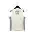 CHANEL COCOMARK SLEEVELESS TOPS WHITE GLAY POLYAMIDE 44 01P RTW 90287076