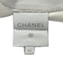 CHANEL COCOMARK SLEEVELESS TOPS WHITE GLAY POLYAMIDE 44 01P RTW 90287076