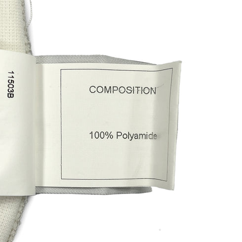 CHANEL COCOMARK SLEEVELESS TOPS WHITE GLAY POLYAMIDE 44 01P RTW 90287076