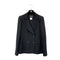 CHANEL VINTAGE DOUBLE BREASTED TAILORED JACKET BLACK ACETATE 42 03P RTW 90287079 - PURPOSE