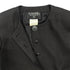 CHANEL VINTAGE COCO BUTTON NO-COLLAR JACKET BLACK LINEN 36 98C RTW 90287084 - PURPOSE
