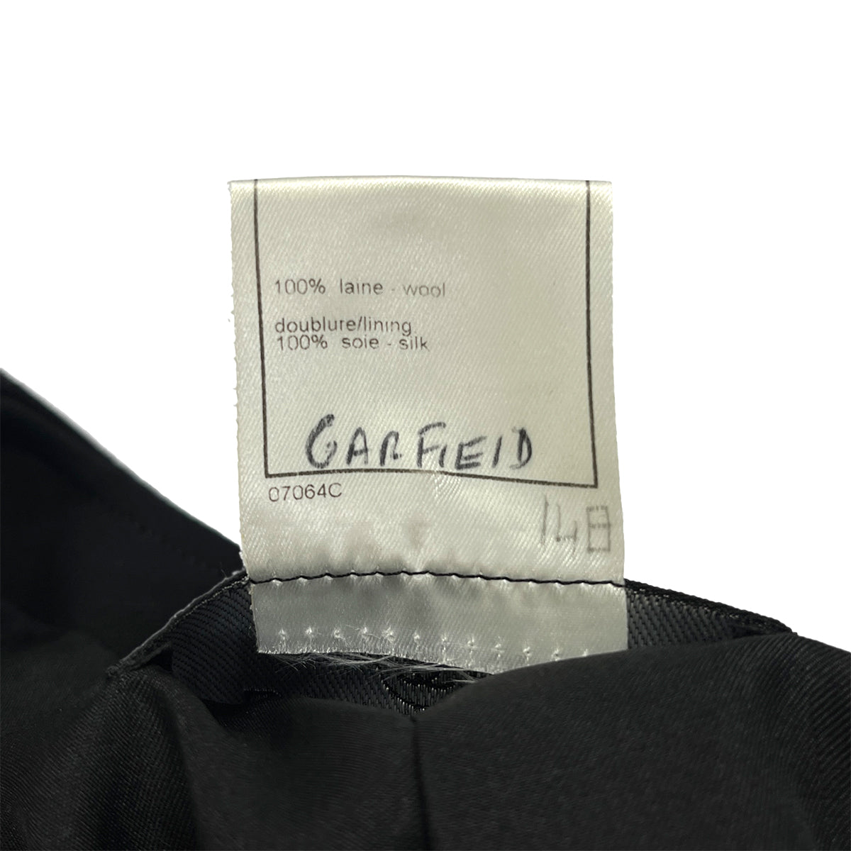 CHANEL VINTAGE COCOMARK CHAIN BELT JACKET COCO BUTTON SKIRT SET BLACK WOOL 34 98P RTW 90287085